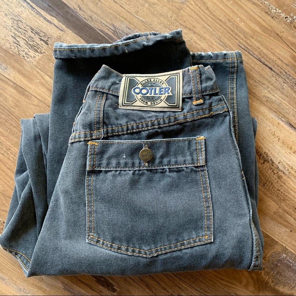 VIntage 90s 80s Colter High Waisted baggie Mom Jeans size 10 - Picture 2 of 10